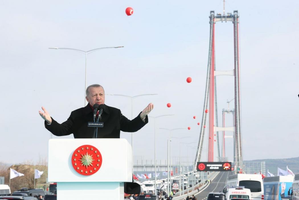 Erdogan Resmikan Jembatan Bergengsi Hubungkan Asia dan Eropa