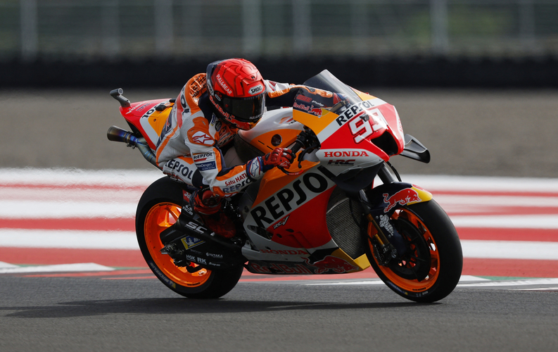 Crash di Sirkuit Mandalika, Marc Marquez Langsung Dilarikan ke Rumah Sakit