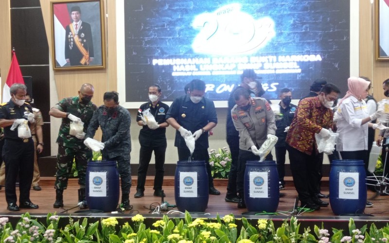 Blender 15 Kg Sabu, Gubernur Sumsel Prihatin Wilayahnya jadi Pusat Peredaran Narkoba