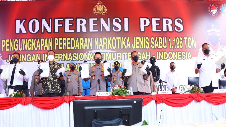 Polisi Gagalkan Penyelundupan 1,2 Ton Sabu, Kapolri: Kita Jaga SDM Unggul Indonesia