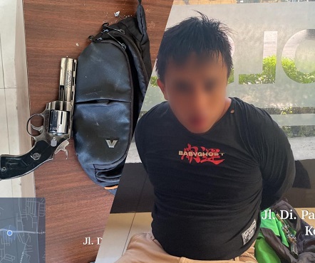 Polres Samarinda Ciduk Polisi Gadungan Beserta Pistol Mainannya