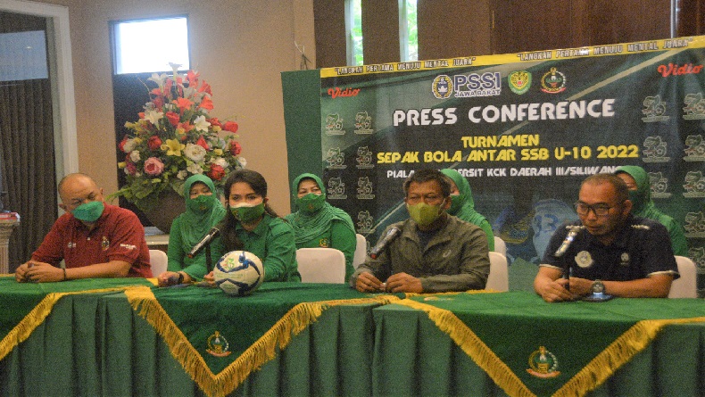 26 Tim SSB Usia 10 Tahun se-Jabar Berlaga di Turnamen Piala Ketua Persit KCK Siliwangi