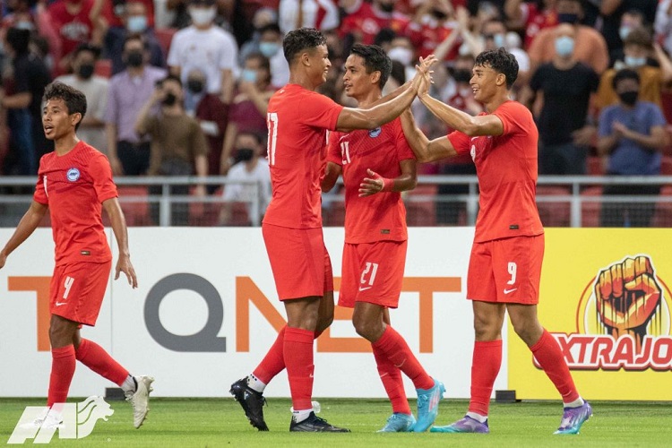 Hasil Laga Uji Coba: Ikhsan Fandi Tokcer, Singapura Bekuk Malaysia 