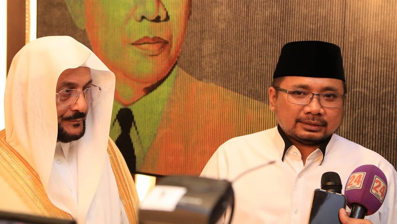 Menag Yaqut Bertemu Menteri dari Arab Saudi, Pengaturan Mikrofon Ibadah Dibahas