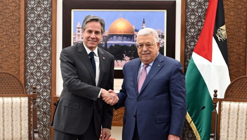 Bertemu Presiden Abbas, Menlu AS Ingin Pemerintah Otoritas Palestina Ambil Alih Gaza dari Hamas