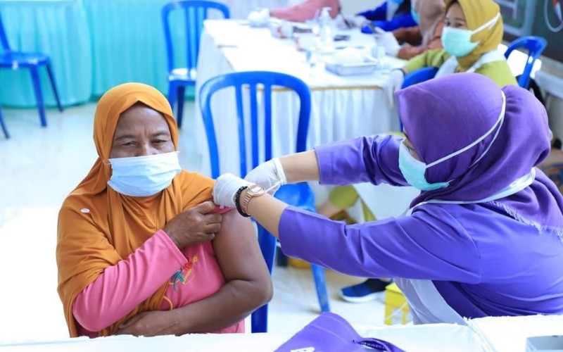 Lampui Target Pemerintah, Capaian Vaksinasi di OKU 91,20 Persen