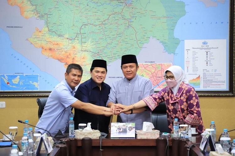 Erick Thohir Dukung Pembangunan Pelabuhan Tanjung Carat melalui PT Pelindo