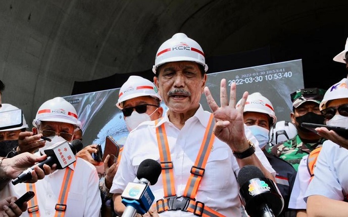 Menko Luhut Bareng Dubes China Tinjau Perkembangan Pembangunan Kereta Cepat Jakarta-Bandung, Ini Progresnya