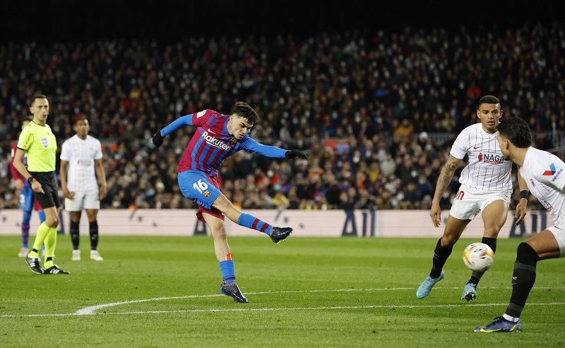 Hasil Barcelona Vs Sevilla: Pedri Cetak Gol Indah, Xavi Bawa Blaugrana ke Posisi Dua