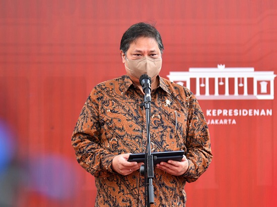 Menko Airlangga: Realisasi Anggaran Penanganan Covid-19 Capai Rp35,4 Triliun