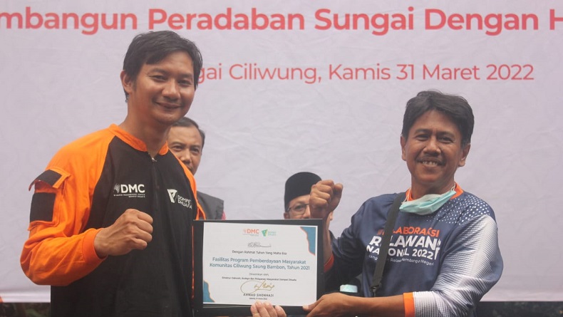 Peduli Kelestarian Sungai, DMC Dompet Dhuafa Resmikan Pangkalan Sungai Ciliwung