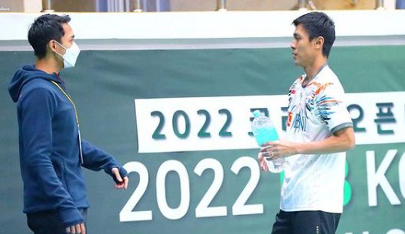 Viral Jojo Jadi Pelatih Dadakan Vito di Korea Open 2022, Netizen: Pantes Rubber Game!