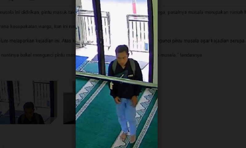 Ketakutan, Pencuri Kotak Amal Musala di Malang Serahkan Diri 