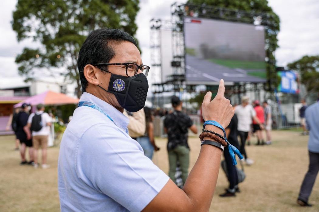 Hadiri F1 GP Australia 2022, Menparekraf Pelajari Tata Kelola Fans Zone untuk Displai Produk Ekraf