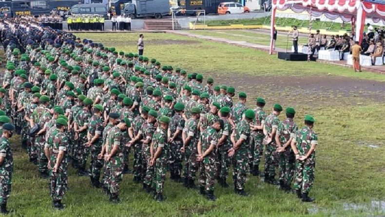 Demo Mahasiswa di Ternate, Ini Titik Pengamanan Pasukan Gabungan TNI-Polri