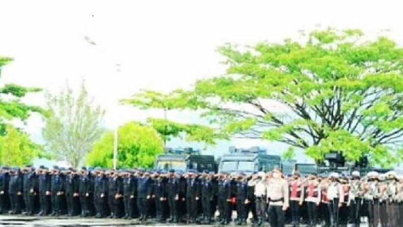 Demo Mahasiswa di Ambon, 1.000 Pasukan Gabungan Disebar di 3 Titik Aksi