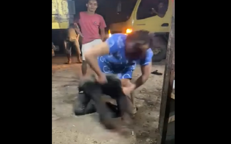 Video Viral Emak-Emak Smackdown Pencuri hingga Terkapar, Netizen: Kau Bangunkan Singa Tidur