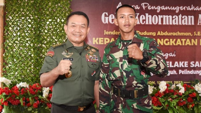 Lahir dan Besar di Maluku, Henz Warga Keturunan Myanmar Tetap Dilantik Jadi Prajurit TNI