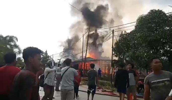 5 Indekos dan 1 Warung di Kutai Kartanegara Ludes Terbakar, Diduga karena Pasutri Ribut