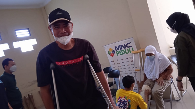 MNC Peduli dan YEMI Bagikan Kaki Palsu untuk Disabilitas Prasejahtera di Garut