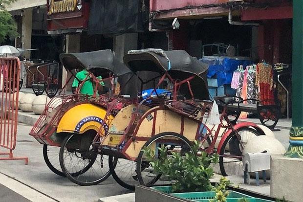  Tukang Becak Nakal yang 'Nuthuk' Tarif Akan Disanksi Tegas