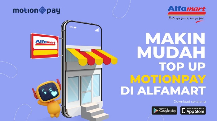 Mudah Banget, Begini Cara Top Up Saldo MotionPay Bisa di Gerai Alfamart 