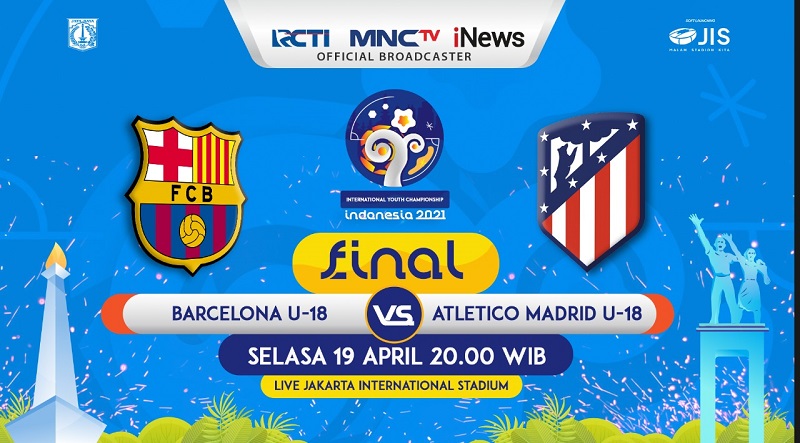 Link Live Streaming Barcelona U-18 Vs Atletico Madrid U-18 di RCTI+ Hari Ini