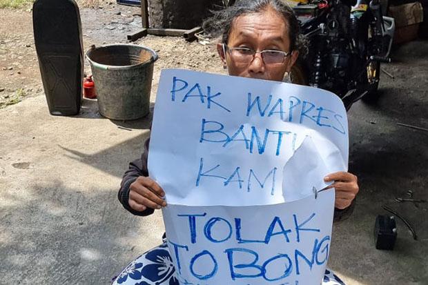 Bentangkan Poster Penolakan Tugu Tobong Gamping ke Wapres, Pemuda Ini Dibawa ke Polres