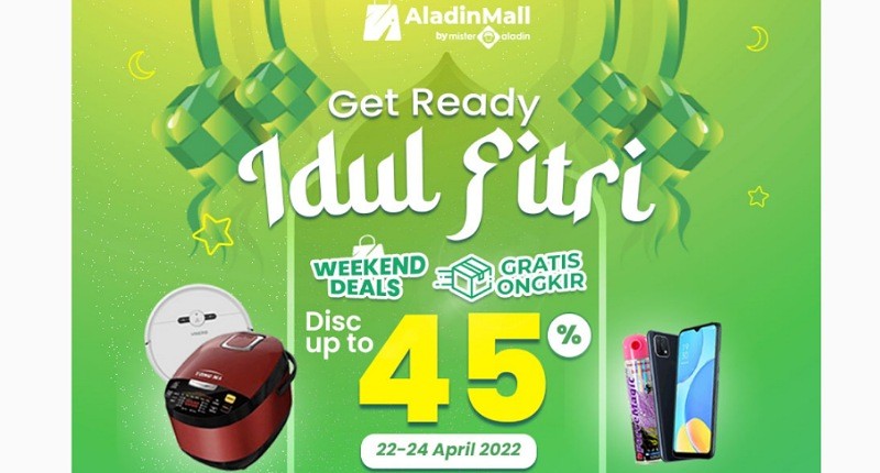 THR Cair, Borong Elektronik dan Home Appliance di AladinMall by Mister Aladin Ada Diskon hingga 45 Persen