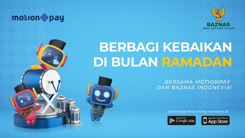 Yuk Salurkan Sedekah Bersama BAZNAS di Aplikasi Dompet Digital MotionPay, Ini Caranya!