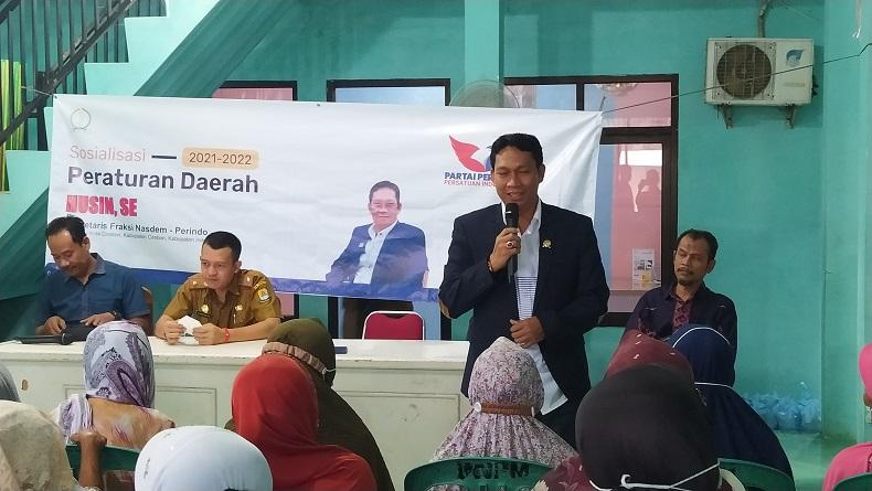 Demi Lindungi TKI, Anggota DPRD Jabar dari Perindo Sosialisasikan Perda PMI di Cirebon