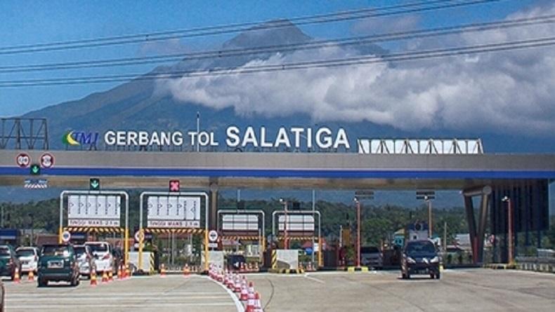 H-6 Lebaran, Arus Lalu Lintas di Exit Tol Salatiga Masih Lancar