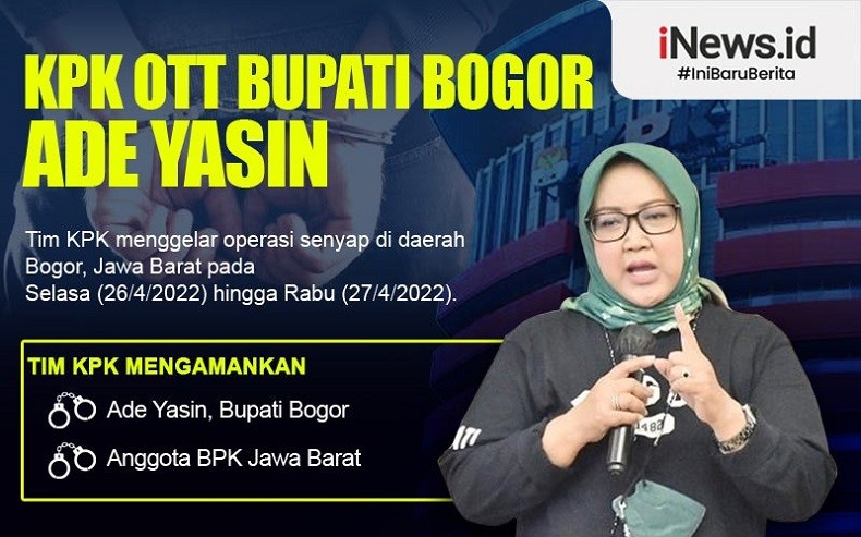 Bupati Bogor Ade Yasin Berkilah Jadi Korban Praktik Suap Anak Buah