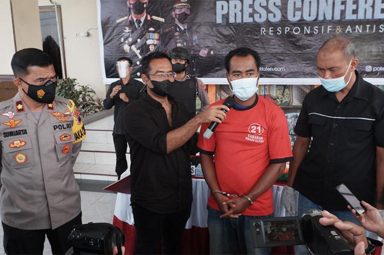 Polres Klaten Tangkap Pencuri Gabah, Pelaku Seorang Residivis Beraksi di 18 TKP