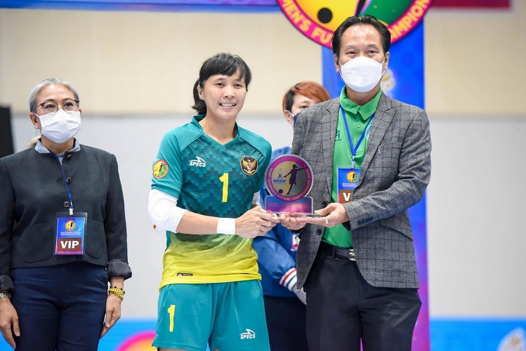 Keren! Citra Adisti Jadi Kiper Terbaik NSDF Futsal Women's Championship 2022