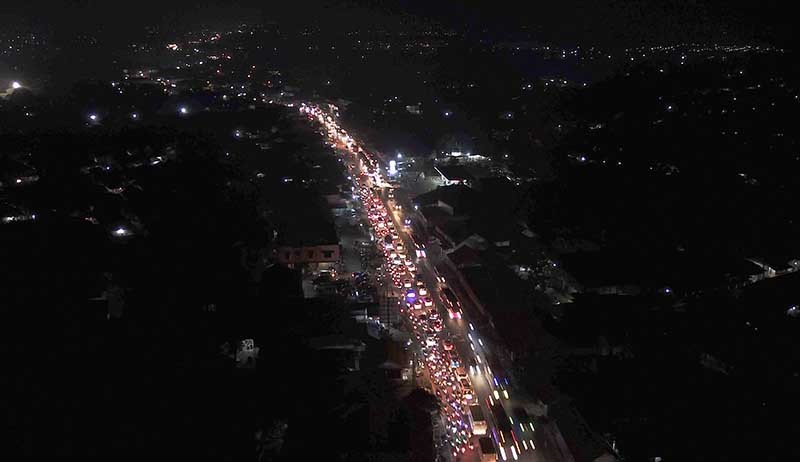 Sehari Macet Parah, Jalur Lingkar Gentong Tasik Malam Ini Ramai Lancar
