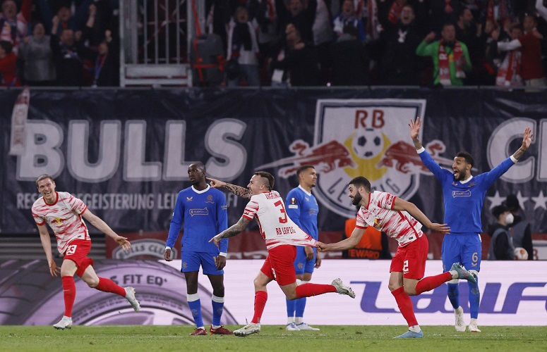 Hasil RB Leipzig Vs Rangers FC: Gol Indah Angelino Bawa Die Roten Bullen Menang
