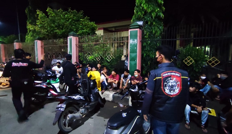 Polisi Amankan 34 Anggota Geng Motor di Indramayu, 19 Orang Positif Narkoba