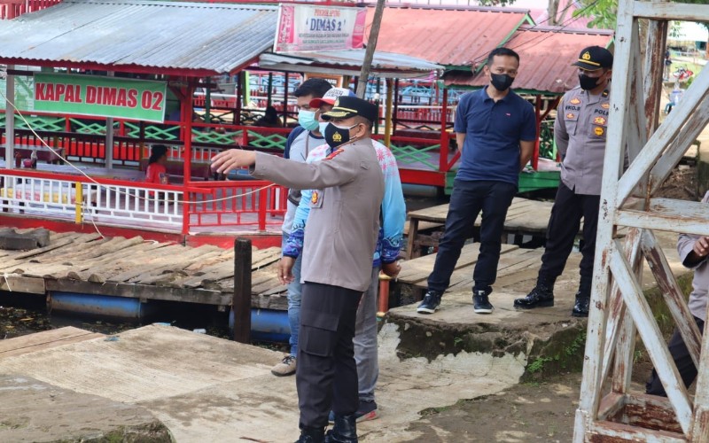 Pastikan Pengunjung Sudah Vaksin, Kapolres Mura Kunjungi Objek Wisata