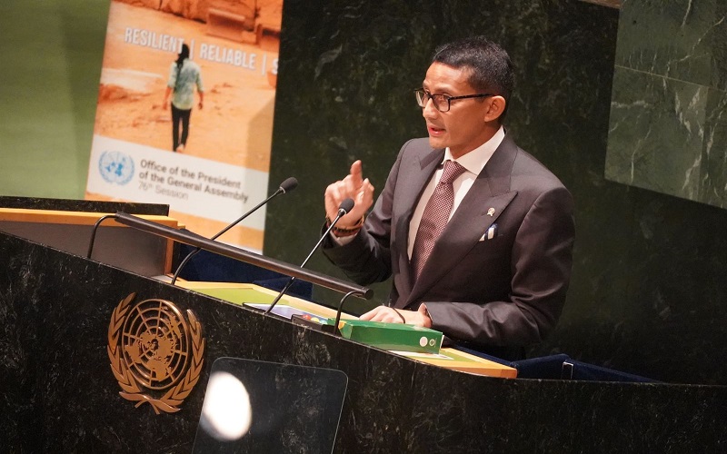 Menparekraf Sampaikan Kisah Sukses Pariwisata Berkelanjutan RI di Forum UNWTO AS 