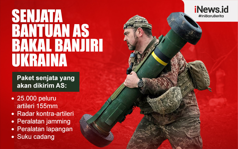 Duh! Senjata yang Dipasok Negara-Negara Barat ke Ukraina Diduga Berakhir di Tangan Teroris