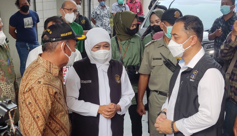 Jenguk Korban Seluncuran Kenpark Surabaya, Ini Pesan Menko PMK Muhadjir Effendy