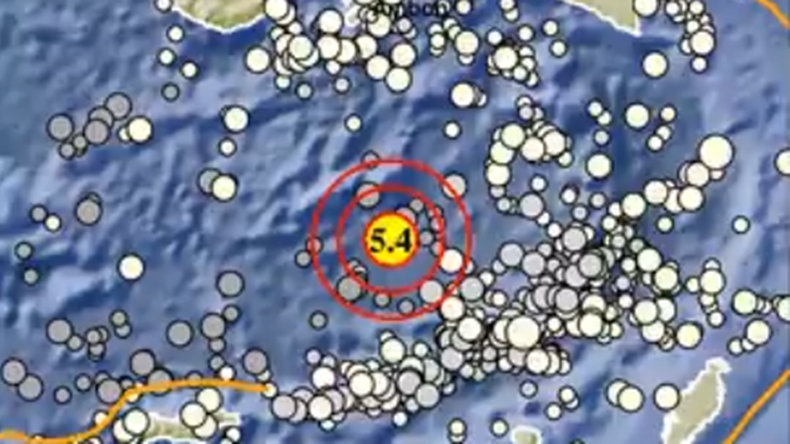 Gempa Terkini Magnitudo 5,4 Guncang Buru Selatan