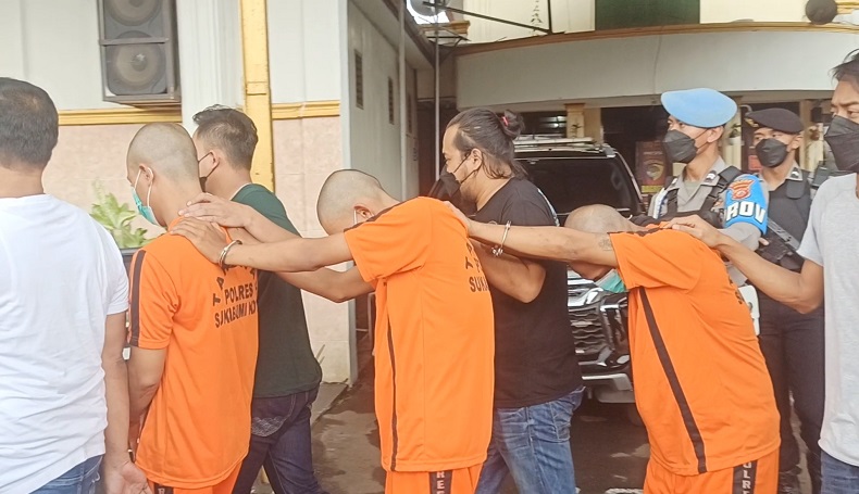 Ini Tampang 3 Geng Motor Pembacok Warga Ciandam Sukabumi, Berbadan Kekar dan Bertato