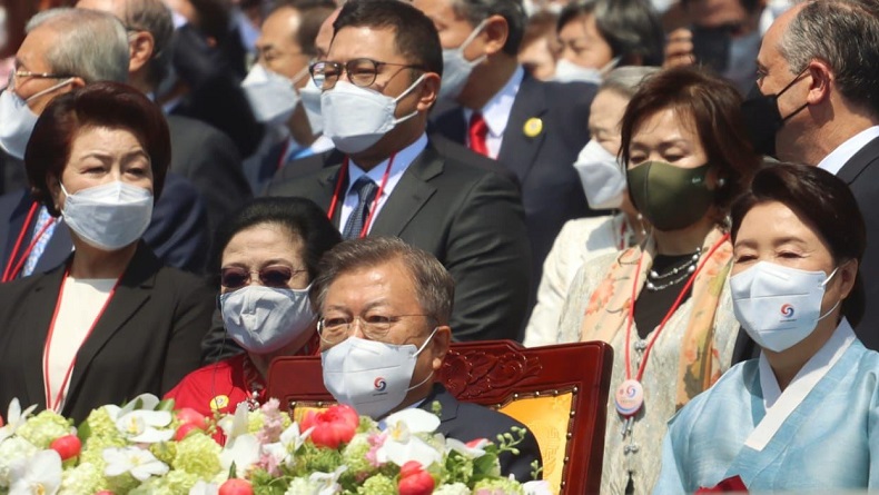 Nama Megawati Disebut dalam Pidato Perdana Presiden Baru Korsel Yoon Suk Yeol