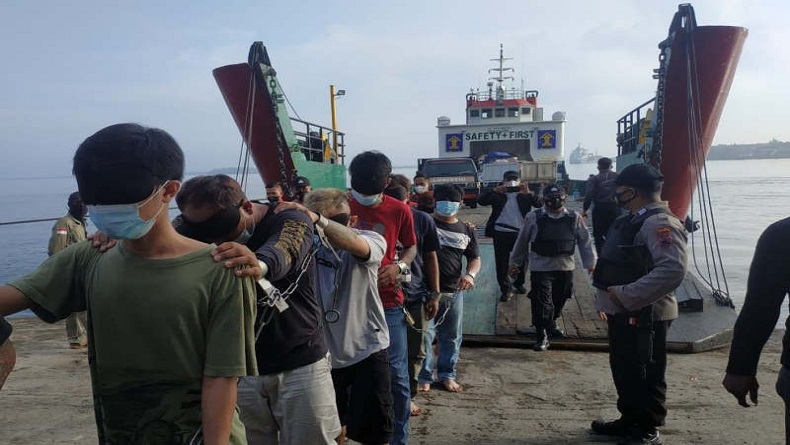 11 Narapidana Penghuni Lapas Semarang Dipindah ke Nusakambangan 