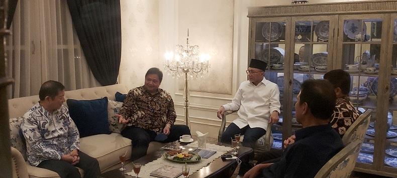 Airlangga Bertemu dengan Ketum PAN dan PPP