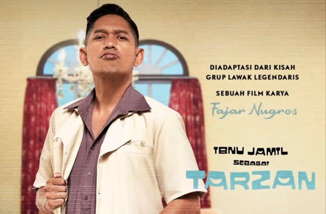 Ibnu Jamil Ungkap Tantangan Jadi Tokoh Tarzan di Film Srimulat: Hil Yang Mustahal
