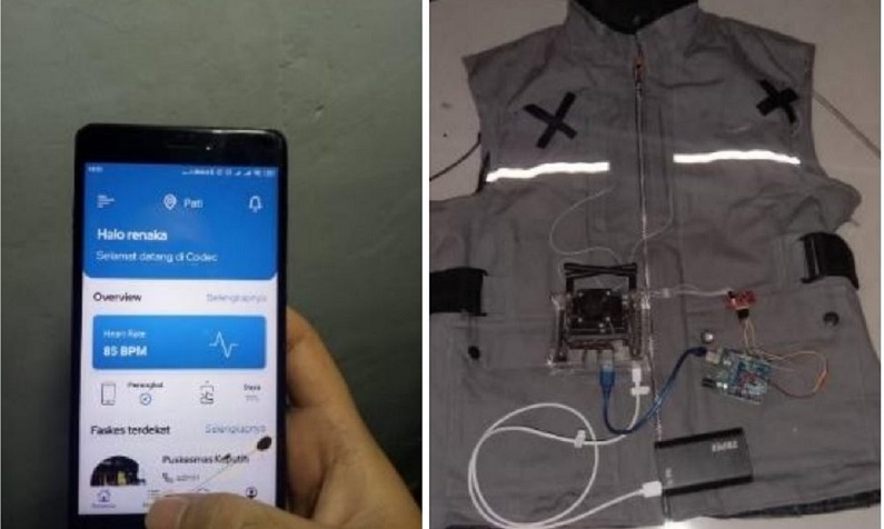 Mahasiswa ITS Ciptakan Rompi Pendeteksi Serangan Jantung Koroner, Ini Cara Kerjanya 