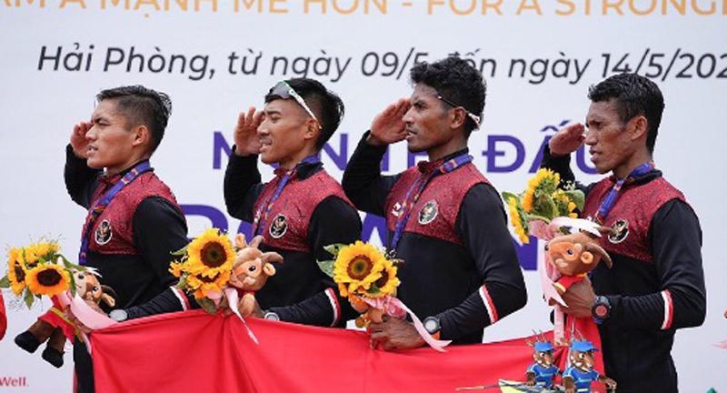 Lagi! Rowing dan Wushu Berjaya di SEA Games 2021, Total Emas Indonesia Jadi 10